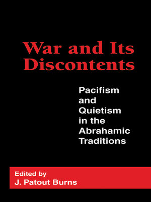 cover image of War and Its Discontents